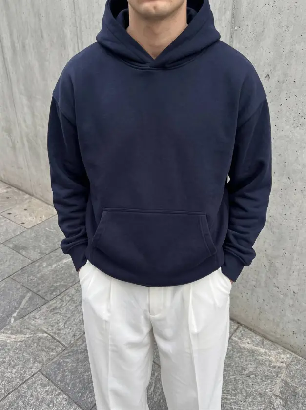Erkek Kapüşonlu Sweatshirt-1 Erkek Kapüşonlu Sweatshirt-1