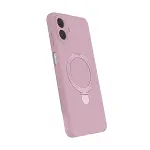 Samsung Galaxy A07 4g Regal Magsafe Standlı Kapak - Açık Pembe-2