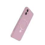 Samsung Galaxy A07 4g Regal Magsafe Standlı Kapak - Açık Pembe-3
