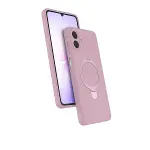 Samsung Galaxy A07 4g Regal Magsafe Standlı Kapak - Açık Pembe-1