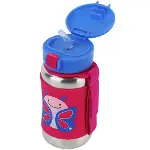 Skip Hop Zoo Pipetli Paslanmaz Çelik Suluk 350 ml Kelebek-2