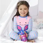 Skip Hop Zoo Pipetli Paslanmaz Çelik Suluk 350 ml Kelebek-3
