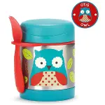 Skip Hop Zoo Paslanmaz Çelik Termos 325 ml Baykuş-1