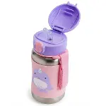 Skip Hop Zoo Pipetli Paslanmaz Çelik Suluk 350 ml Narwhal-2