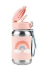 Skip Hop Zoo Pipetli Paslanmaz Çelik Suluk 350 ml Gökkuşağı-2