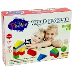 PlayWood 29 Parça Ahşap Bloklar-1