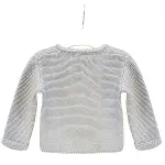 Andywawa AC24333 Basic Bebe Ceket Grey Melange-2