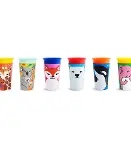 Munchkin Mucize 360° Wildlove Alıştırma Bardağı 12 Ay+ 266 ml Tilki-6
