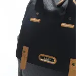 M&Y Holifera Deri Anne Bebek Bakım Sırt Çantası 7260 Siyah-3