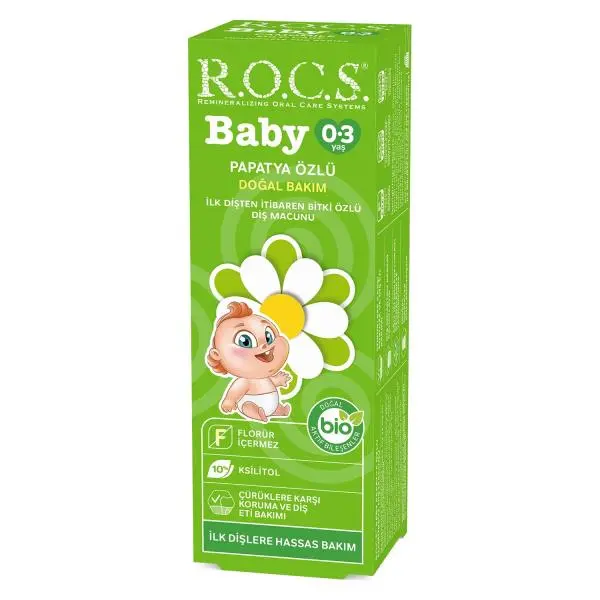 R.O.C.S. Baby Diş Macunu 0-3 Yaş 35 ml Papatya