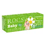 R.O.C.S. Baby Diş Macunu 0-3 Yaş 35 ml Papatya-2
