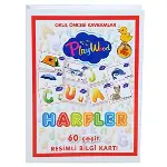 PlayWood Eğitici Resimli Bilgi Kartları Harfler 26-4