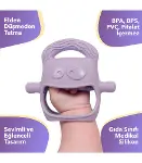Mochi Diş Kaşıyıcı Lila-4