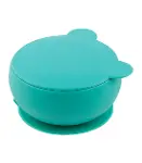 OiOi Blw I Silikon Beslenme Seti 3'Lü (Kaseli) Aqua Green-4