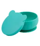 OiOi Blw I Silikon Beslenme Seti 3'Lü (Kaseli) Aqua Green-5