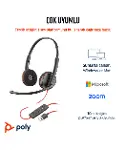 Poly BW 3220 Stereo USB-C HS +USB-C/A-12