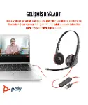 Poly BW 3220 Stereo USB-C HS +USB-C/A-2
