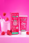 R.O.C.S. Kids Ahududu Smoothie Tadında Florürsüz Diş Macunu 45 Gr-5