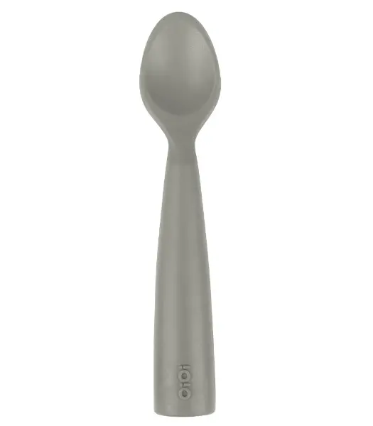 OiOi Nam Nam Silikon Mama Kaşığı Powder Grey