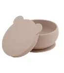 OiOi Silikon Kapaklı Kase Bubble Beige-2
