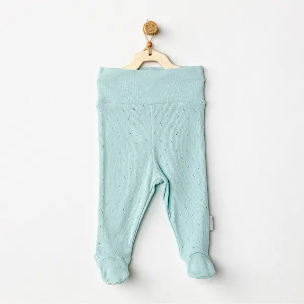 Andywawa AC24706 Jacquard Patikli Bebek Pantolon Green
