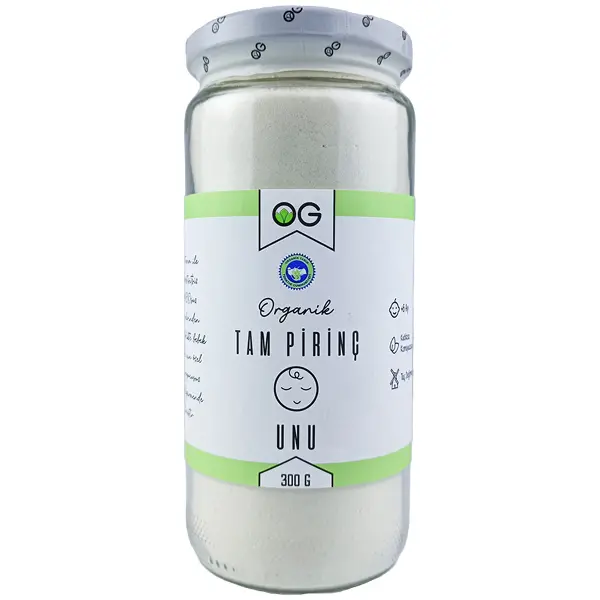 OG Natural Organik Tam Pirinç Unu 300 Gr
