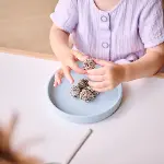 OiOi Basics Mama Tabağı Powder Grey-4