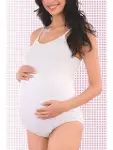İmer Hamile Çıt Çıt Body 9253 DLST White-2