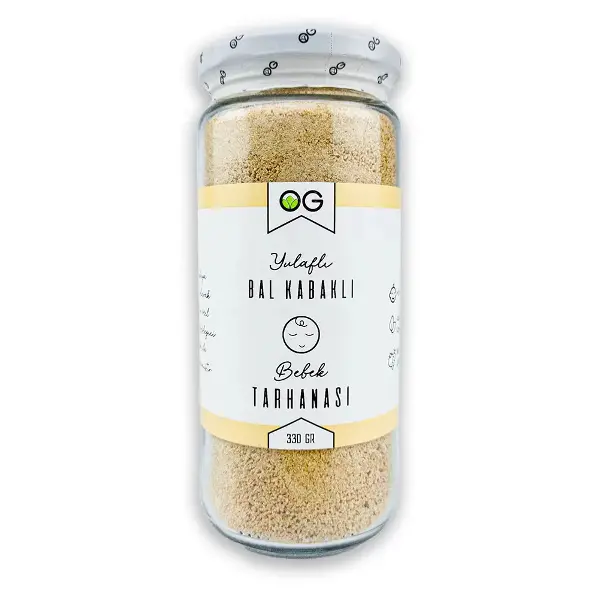 OG Natural Organik Yulaflı Bal Kabaklı Bebek Tarhanası 330 Gr
