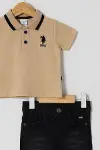 U.S Polo Bebek 2'Li Takım USB2626 Bej-2