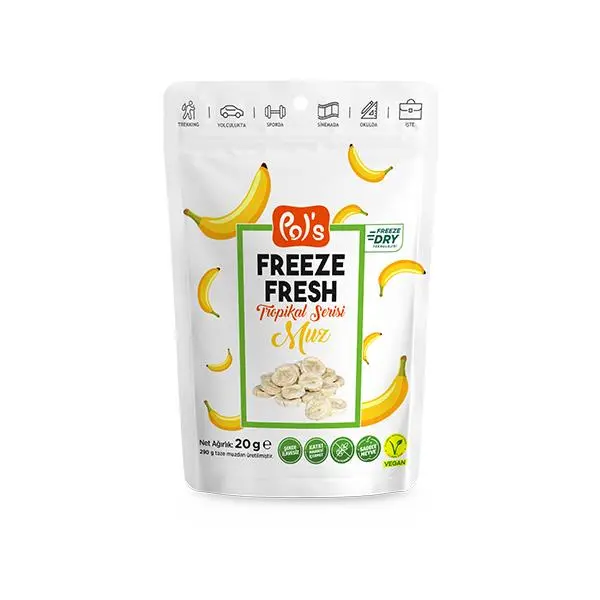 Pol’s Freeze Fresh Tropikal Serisi Muz 20 Gr