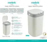 Motek Bebek Bezi Atık Çöp Kovası-9