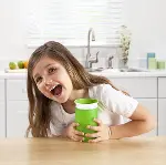 Munchkin Mucize 360° Alıştırma Bardağı 12 Ay+ 296 ml 90316 Yeşil-6