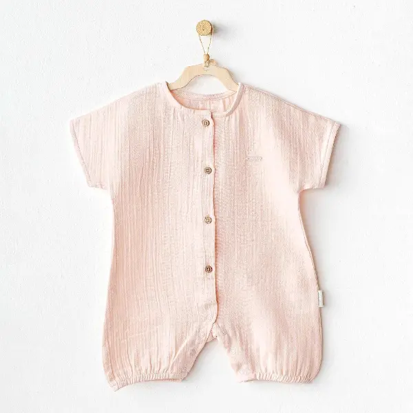 Andywawa AC25884 Müslin Home Bebe Tulum Pink