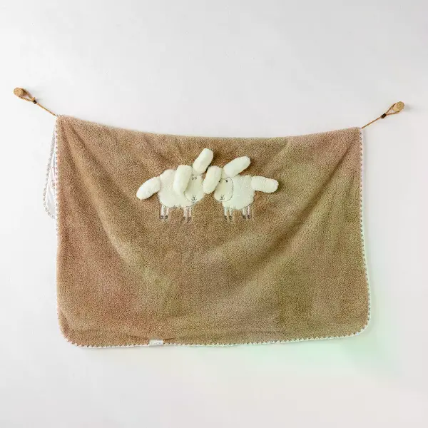 Andywawa AC26168 Tinny S Sheeps Battaniye 90x85 Beige