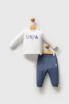 U.S. Polo Assn 3lü Takım USB2778 Mavi-3