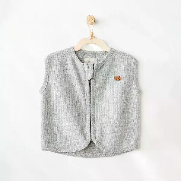Andywawa Bebek Yelek Casual Ac26211 Grey
