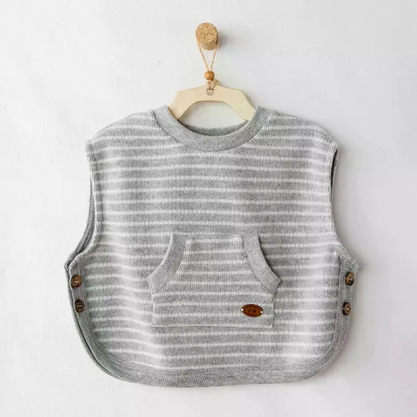 Andywawa Bebek Yelek Casual Ac26214 Grey