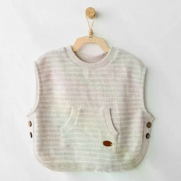 Andywawa Bebek Yelek Casual Ac26214 Beige