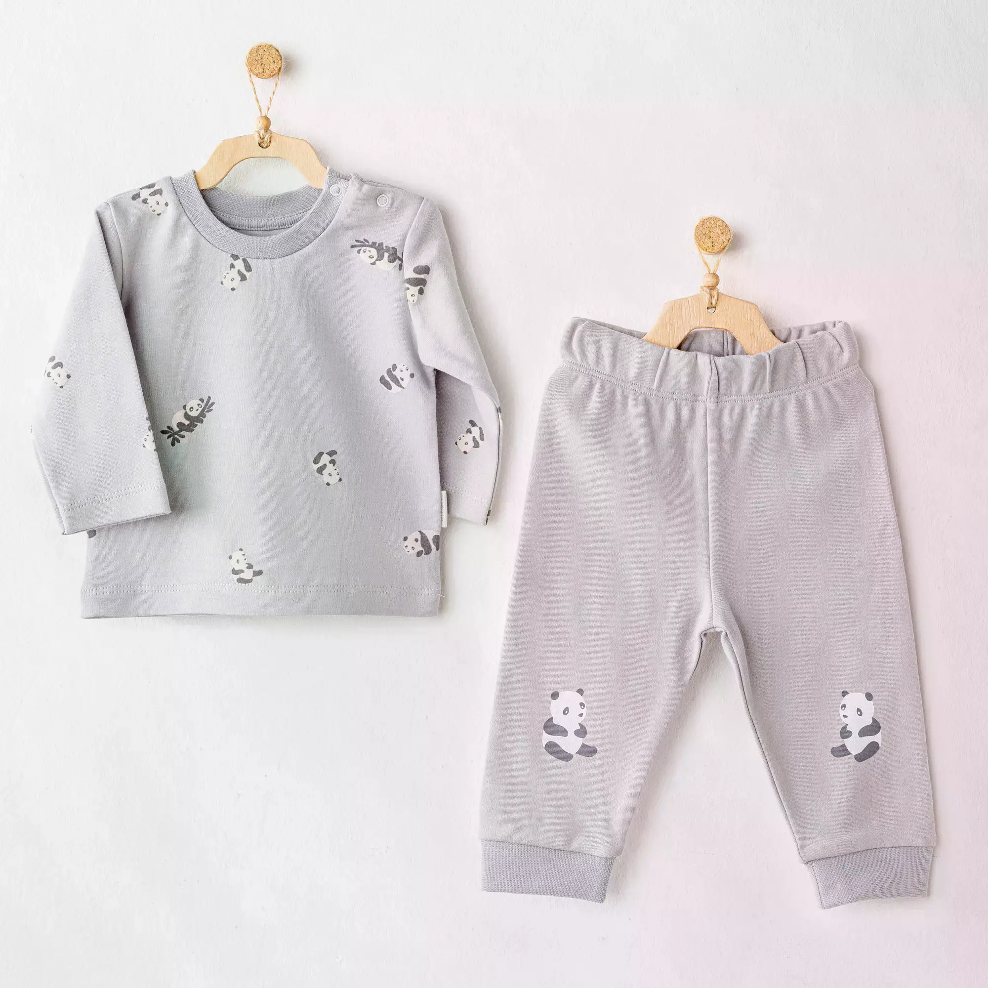 Andywawa AC26029 Keep Smiling 2'li Takım Grey