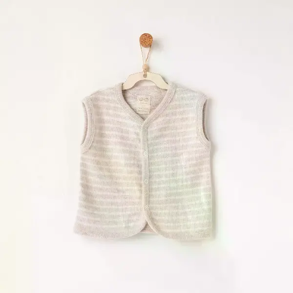 Andywawa Bebek Yelek Casual Ac26221 Beige