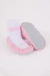 U.S. Polo Assn Çarık Çorap USB2800 Beyaz-Pembe-3