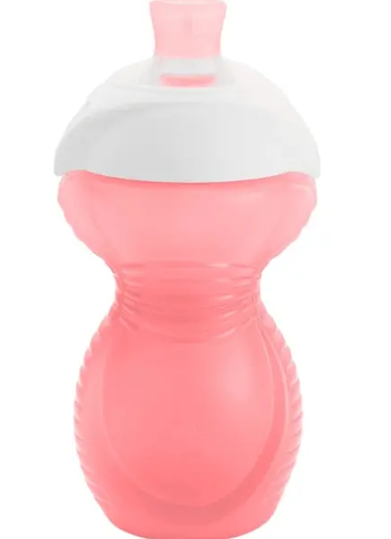 Munchkin Click Lock Isırmaya Dayanıklı Emzikli Bardak 9 Ay+ 296 ml 90063 DLST Pembe