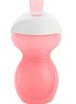 Munchkin Click Lock Isırmaya Dayanıklı Emzikli Bardak 9 Ay+ 296 ml 90063 DLST Pembe-1