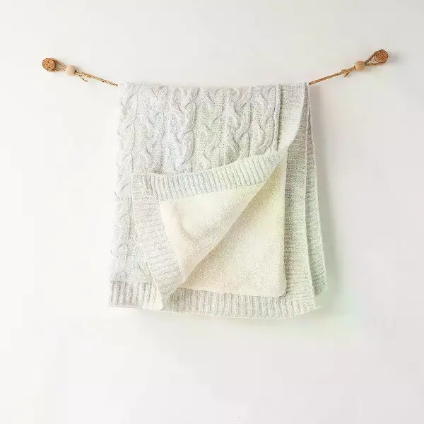 Andywawa Bebek Tri̇ko Battani̇ye 85x100 Ac26340 Grey Melange
