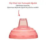 Munchkin Might Grip Alıştırma Bardağı 296ml 9ay+ DLST Pembe-2