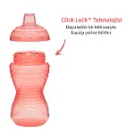Munchkin Might Grip Alıştırma Bardağı 296ml 9ay+ DLST Pembe-3