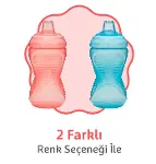 Munchkin Might Grip Alıştırma Bardağı 296ml 9ay+ DLST Pembe-6