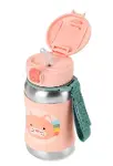 Skip Hop Zoo Pipetli Paslanmaz Çelik Suluk 350 ml Kedi-2