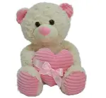 Halley Kalbi Kurdaleli Peluş Ayı 35 Cm 62915-1